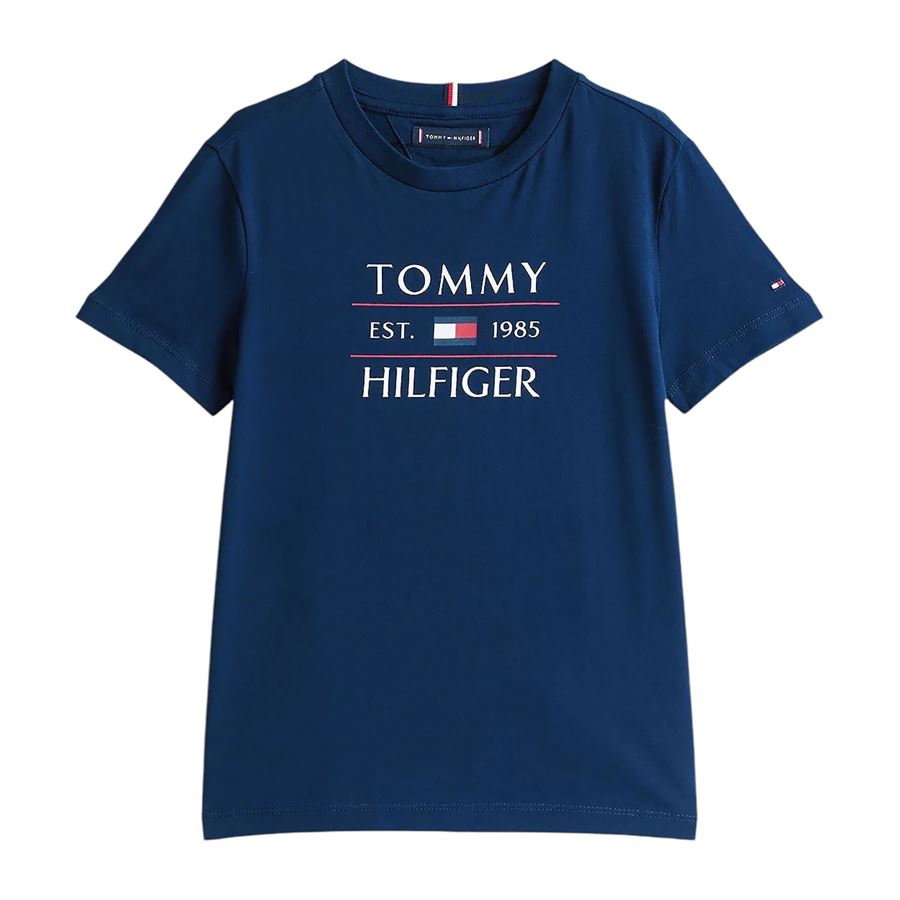 T-shirt con logo da bambino Tommy Hilfiger | THKB0KB09538C1G